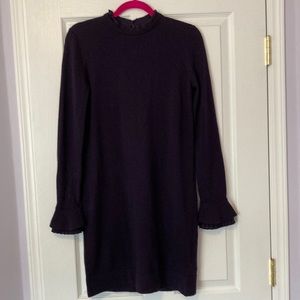Club Monaco dark violet Long Sleeve Dress